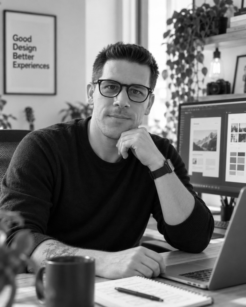 Yoann Champagne à son poste de travail